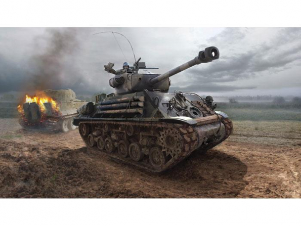 Italeri maquette miltaire 6529 M4A3E8 Sherman"Fury" 1/35