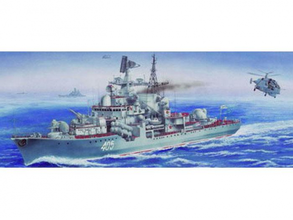 Trumpeter maquette bateau 03612 DESTROYER SOVIETIQUE CLASSE SOVREMENNIY TYPE 1 1/200