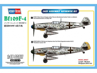 Hobby Boss maquette avion 81749 Messerschmitt BF109F-4 1/48