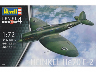 Revell maquette avion 03962 Heinkel He70 F-2 1/72