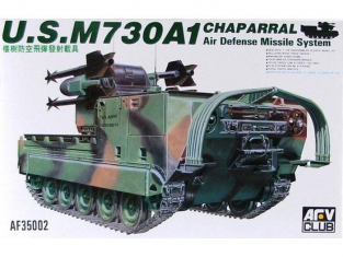 AFV club maquette militaire 35002 US M730A1 CHAPARRAL SYSTÈME DE MISSILES DE DEFENSE ANTI AÉRIEN 1/35