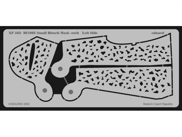 Eduard Express Mask XF563 Pochoirs camouflage Bf 109E Petits motifs 1/48