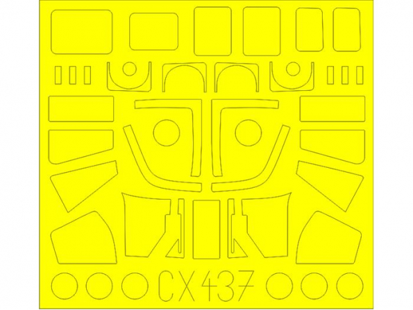 Eduard Express Mask CX437 Sea King HC.4 Airfix 1/72
