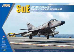 Kinetic model kits maquette avion K48061 Super Etendard Aéronavale 1/48