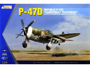 Kinetic model kits maquette avion K3208 P-47 Razorback 1/24