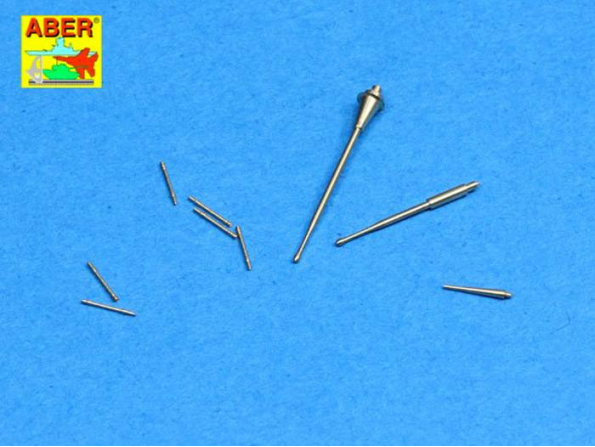 Aber 350L66 Set de canons et periscopes pour U-Boot type VII 1/350