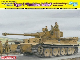Dragon maquette militaire 6608 Tigre I Prod. Init. Tunisie 1942 1/35