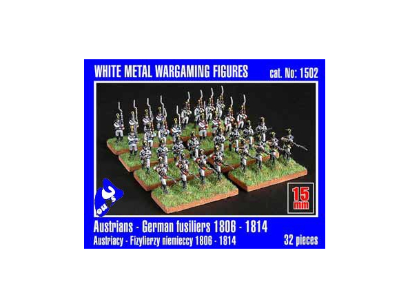 Mirage maquette FIGURINES 1502 Austrians Fusiliers Allemands 1/