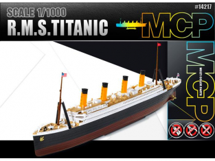 Academy maquette bateau 14217 RMS TITANIC MCP Snap 1/1000