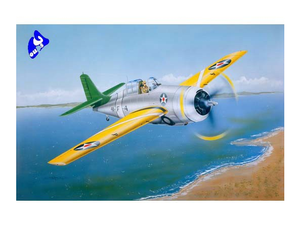 Trumpeter maquette avion 02255 GRUMMAN F4F-3 "WILDCAT" 1/32