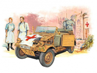 Dragon maquette militaire 6336 Kubelwagen Ambulance avec personnel medical 1/35