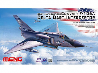 Meng maquette avion DS-006 CONVAIR F-106A DELTA DART INTERCEPTOR 1/72