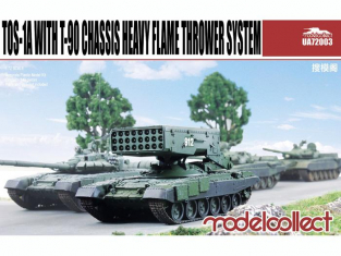 Modelcollect maquette militaire 72003 TOS-1A avec chassis T-90 Heavy Flame thrower System 1/72