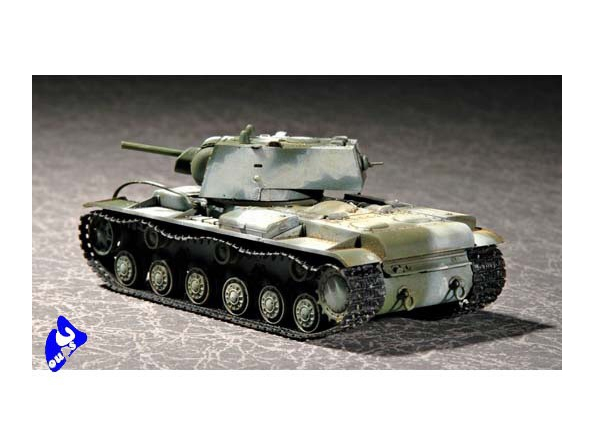 Trumpeter maquette militaire 07232 CHAR LOURD SOVIETIQUE KV-1 1/