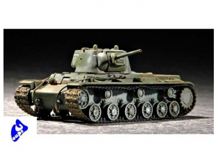 Trumpeter maquette militaire 07233 CHAR LOURD SOVIETIQUE KV-1 1/