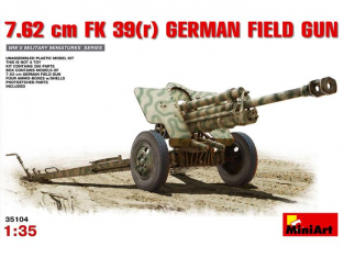 Mini Art maquette militaire 35104 Canon Allemand 7.62cm FK 39(r) 1/35