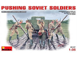 Mini Art personnages militaires 35137 Soldats Sovietiques Poussants 1/35