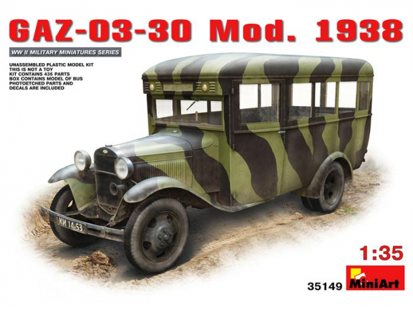 Mini Art maquette militaire 35149 Bus GAZ-03-30 Mod. 1938 1/35