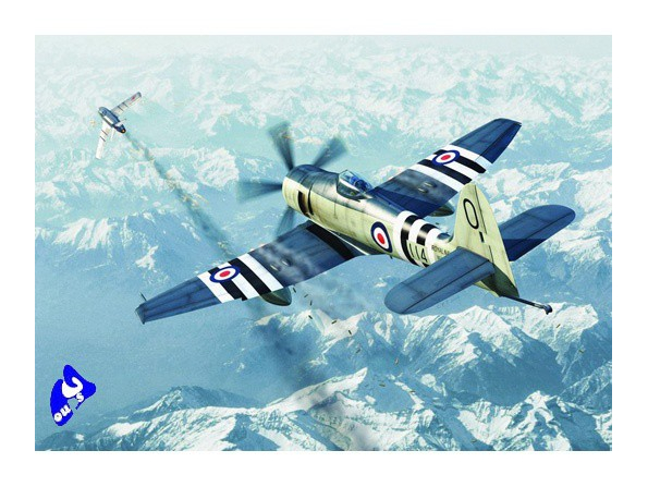 Trumpeter maquette avion 01631 HAWKER SEA FURY FB.11 1/72