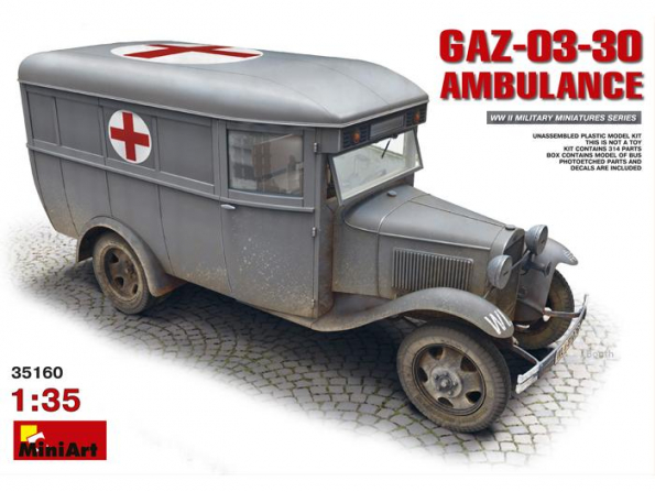 Mini Art maquette militaire 35160 Gaz-03-30 Ambulance 1/35