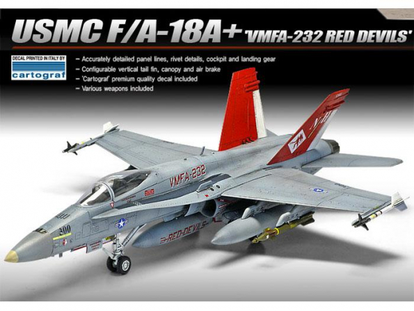 Academy maquette avion 12520 USMC F/A-18A+ 1/72