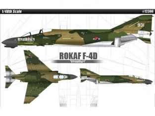 Academy maquette avion 12300 Rokaf F-4D 1/48