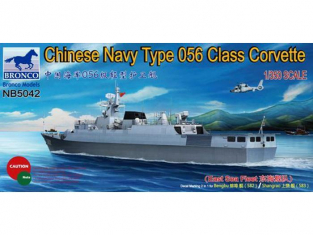 BRONCO maquette bateau nb 5042 Corvette chinoise Type 056 1/350