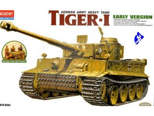 Academy maquette militaire 13264 Tigre I et equipage 1/35
