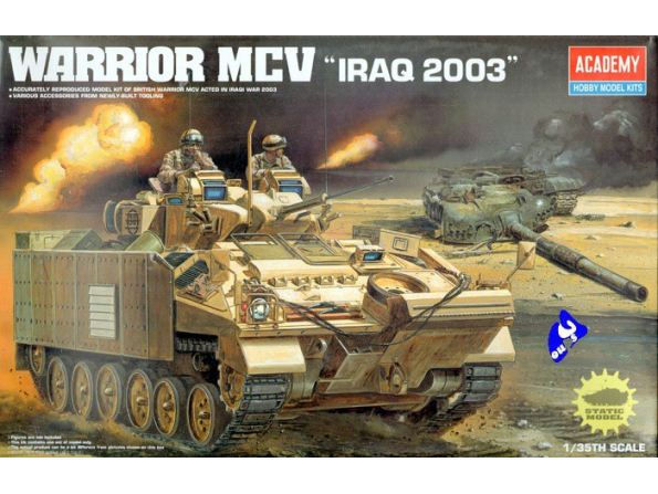 Academy maquette militaire 13201 Warrior MCV 1/35