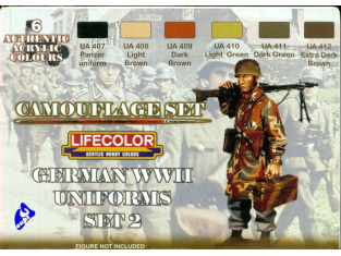 Lifecolor peinture cs05 set camouflage Uniforme Allemand 2