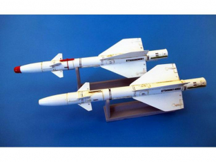 Plus Model kit resine AL4054 MISSILE AIR-AIR A Moyenne Portée RUSSE R-98MT AA-3D Anab 1/48