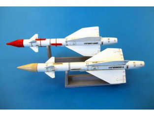 Plus Model kit resine AL4051 MISSILES AIR-AIR A Moyenne Portée Russes R-98R AA-3A Anab 1/48