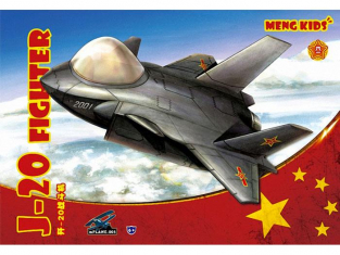 Meng maquette avion MP005 CHASSEUR CHINOIS J-20 KITS FOR KIDS SERIE