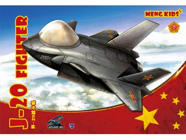 Meng maquette avion MP005 CHASSEUR CHINOIS J-20 KITS FOR KIDS SERIE