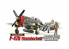 Academy maquette avion 12222 P-47D Thunderbolt Gabreski 1/48