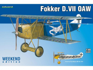 EDUARD maquette avion 84155 Fokker D.VII OAW Weekend Edition 1/48