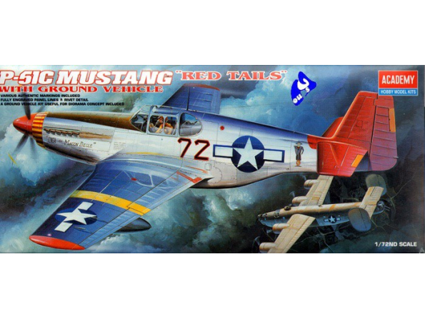 Academy maquettes avion 2225 P-51C Mustang 1/72