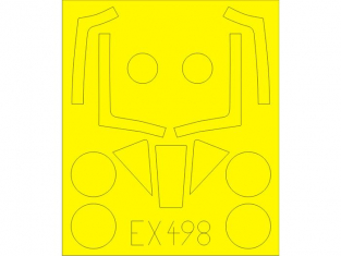Eduard Express Mask EX498 Meteor F.8 Airfix 1/48