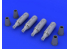 Eduard kit d&#039;amelioration brassin 672102 UB-16 Rocket pods 1/72