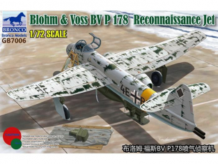 Bronco maquette avion GB 7006 Blohm & Voss BV P178 Jet Reconnaissance 1/72