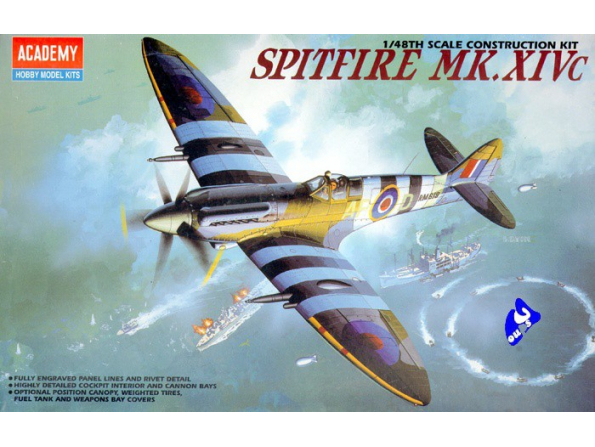 Academy maquettes avion 12274 Spitfire MK.XIVc 1/48