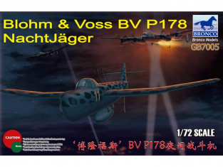 Bronco maquette avion GB 7005 Blohm & Voss BV P178 NachtJager 1/72