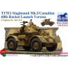 BRONCO maquette militaire 48003 T17E1 Staghound Mk.I / Canadian 60lb Rocket Launch Version 1/48