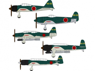 Hasegawa maquette avion 72156 set d'avions pour IJN porte avions de la flotte Japonaise 1/450