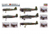 Hasegawa maquette avion 72156 set d&#039;avions pour IJN porte avions de la flotte Japonaise 1/450