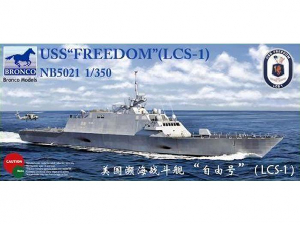 BRONCO maquette bateau nb 5021 USS Freedom LCS-1 1/350