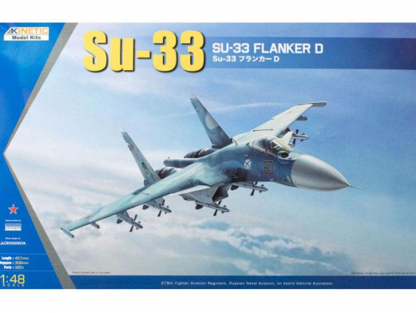 Kinetic maquette avion K48062 SUKHOI SU-33 Flanker D 1/48