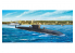 BRONCO maquette bateau nb 5023 Sous-marin Russe Borei Classe K550 Alexander Nevskiy SSBN 1/350