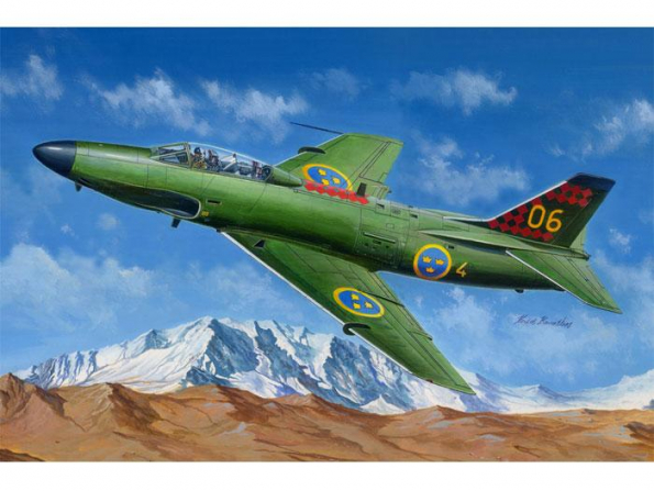 Hobby Boss maquette avion 81752 SAAB J-32B/E Lansen 1/48