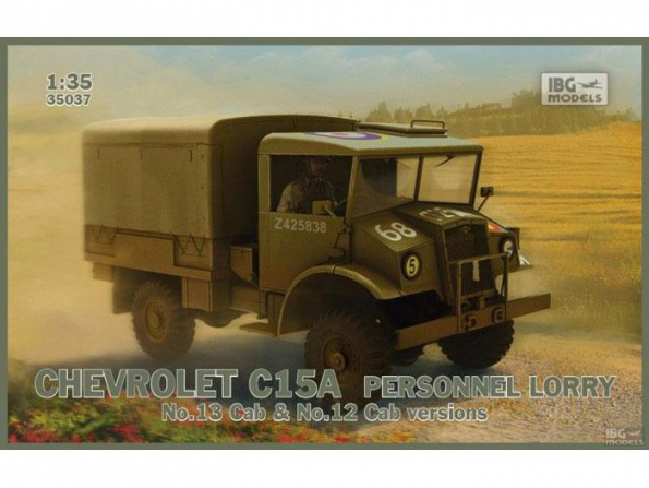 IBG maquette militaire 35037 CHEVROLET C15A TRANSPORT DE PERSONNEL (Cab12 et 13) 1/35